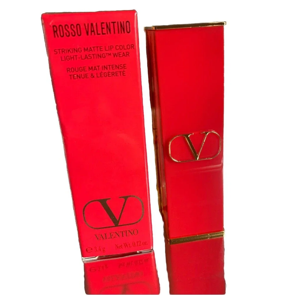 Valentino Rosso Valentino Matte Lipstick 219A Star Studded 3.4g Full Size NIB